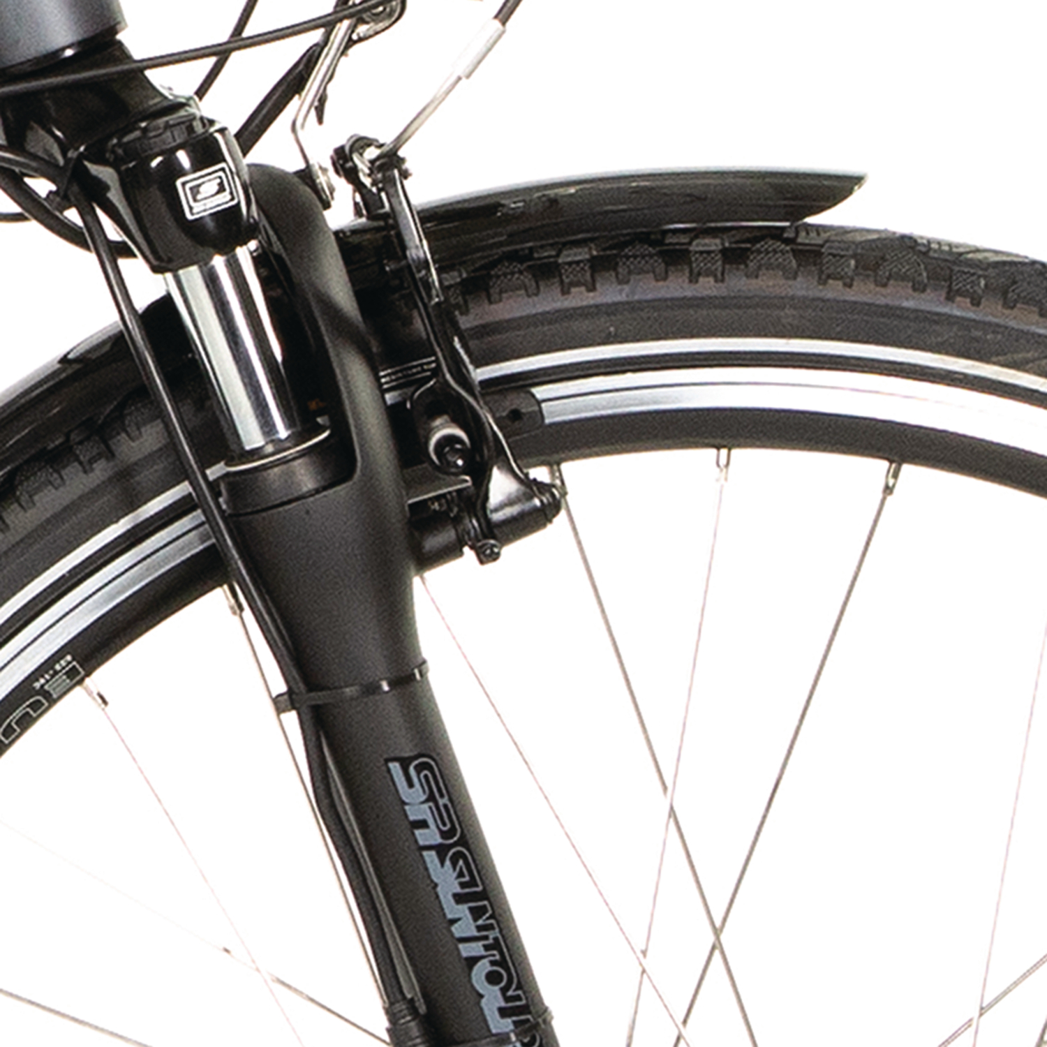 FISCHER CITA ECU 1401 Citybike (Laufradgröße: 28 Zoll, Rahmenhöhe: 44 cm, Damen-Rad, 522 Wh, Schwarz matt)