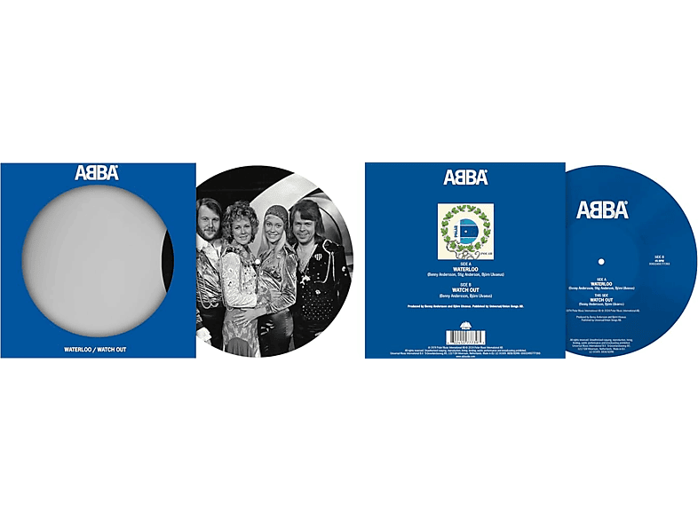 ABBA - Waterloo / Watch Out (Picture Disc) (Limited Edition) (Vinyl SP (7" kislemez))