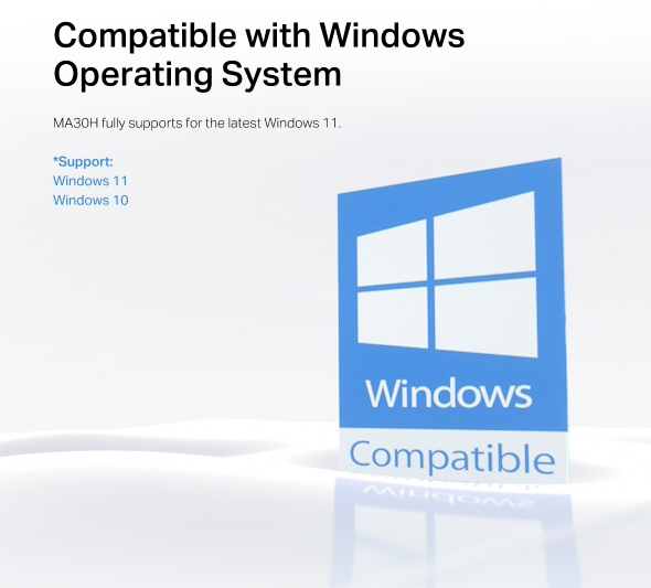 Egy kék-fehér Windows kompatibilis logó.