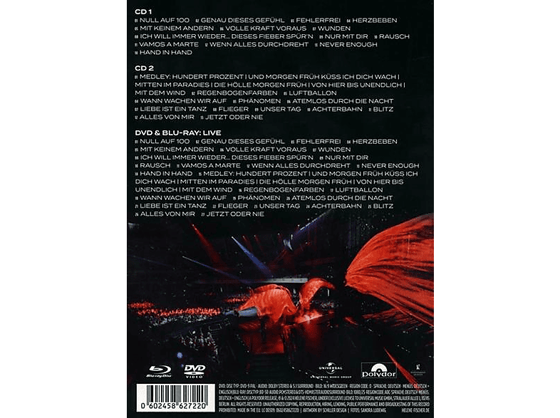Thumbnail - Helene Fischer - Rausch Live (Die Arena-Tour) 2CD/DVD/BR (CD + DVD Video)
