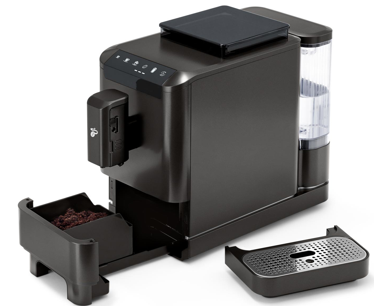 Cztery ręce trzymające kostki Rubika w różnych kolorach.