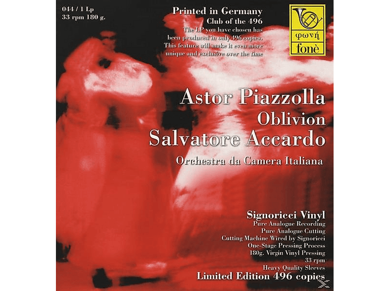 Salvatore Accardo, Orchestra Da Camera Italiana | Oblivion (Natural ...