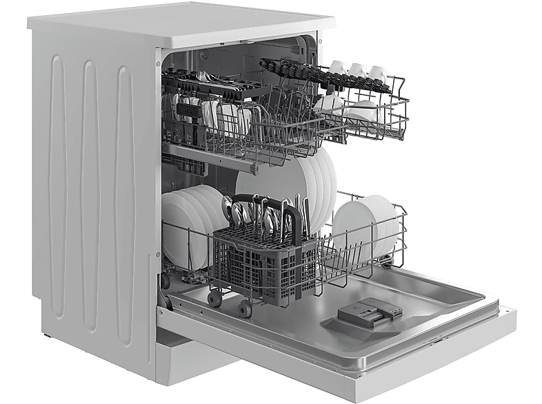 BEKO BDFN 26430 W 44 (Standgerät, 598 mm breit, dB (A), D)