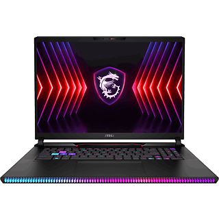 Portátil gaming - MSI Raider GE78 HX 14VGG-226XES, 17" QHD+, Intel® Core™ i9-14900HX, 32GB RAM, 1TB SSD, GeForce RTX™ 4070, Sin sistema operativo