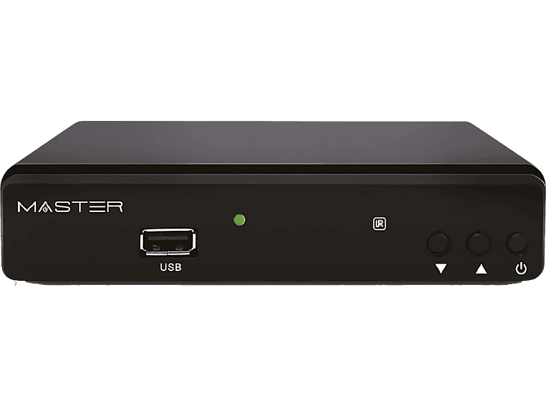 Receptor TDT  Engel Master, H.265 USB, DVB T2- HD, Negro