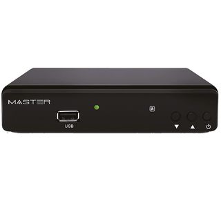 Sintonizador TDT - Engel Master ZAP2610-MH, DVB-T2 H.265 HEVC, HD TV, HDMI, USB 2.0, Euroconector, Negro