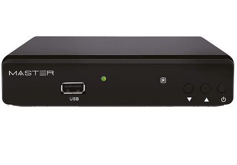 Receptor TDT  Engel Master, H.265 USB, DVB T2- HD, Negro