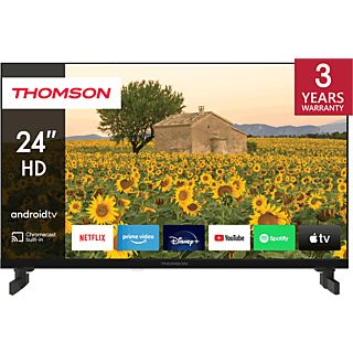 TV LED 24" - Thomson 24HA2S13, HD, ARM CA55 Quad core, Android TV, Dolby Audio, Negro