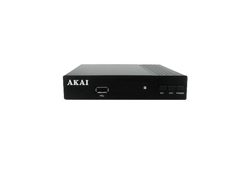 Receptor TDT  Akai ZAP266K-H, Resolución HD, USB, Control parental, Negro