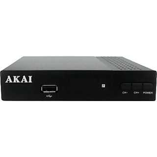 Sintonizador TDT - Akai ZAP266K-H, Resolución HD, USB, Control parental, Negro