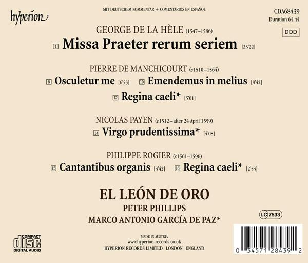 CD-Cover mit Text. Titel und Künstlerdetails sind aufgeführt. Ein Compact-Disc-Logo befindet sich unten links.