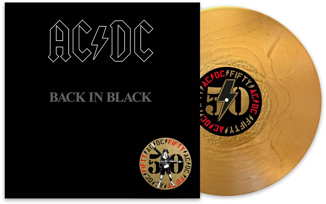 AC/DC - Back In Black (Limited Gold Metallic Vinyl) (High Quality) (Vinyl LP (nagylemez))