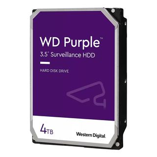 WESTERN DIGITAL WD43PURZ - Festplatte (HDD, 4 TB, Violett)