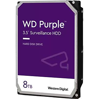 WESTERN DIGITAL WD85PURZ - Festplatte (HDD, 8 TB, Violett)