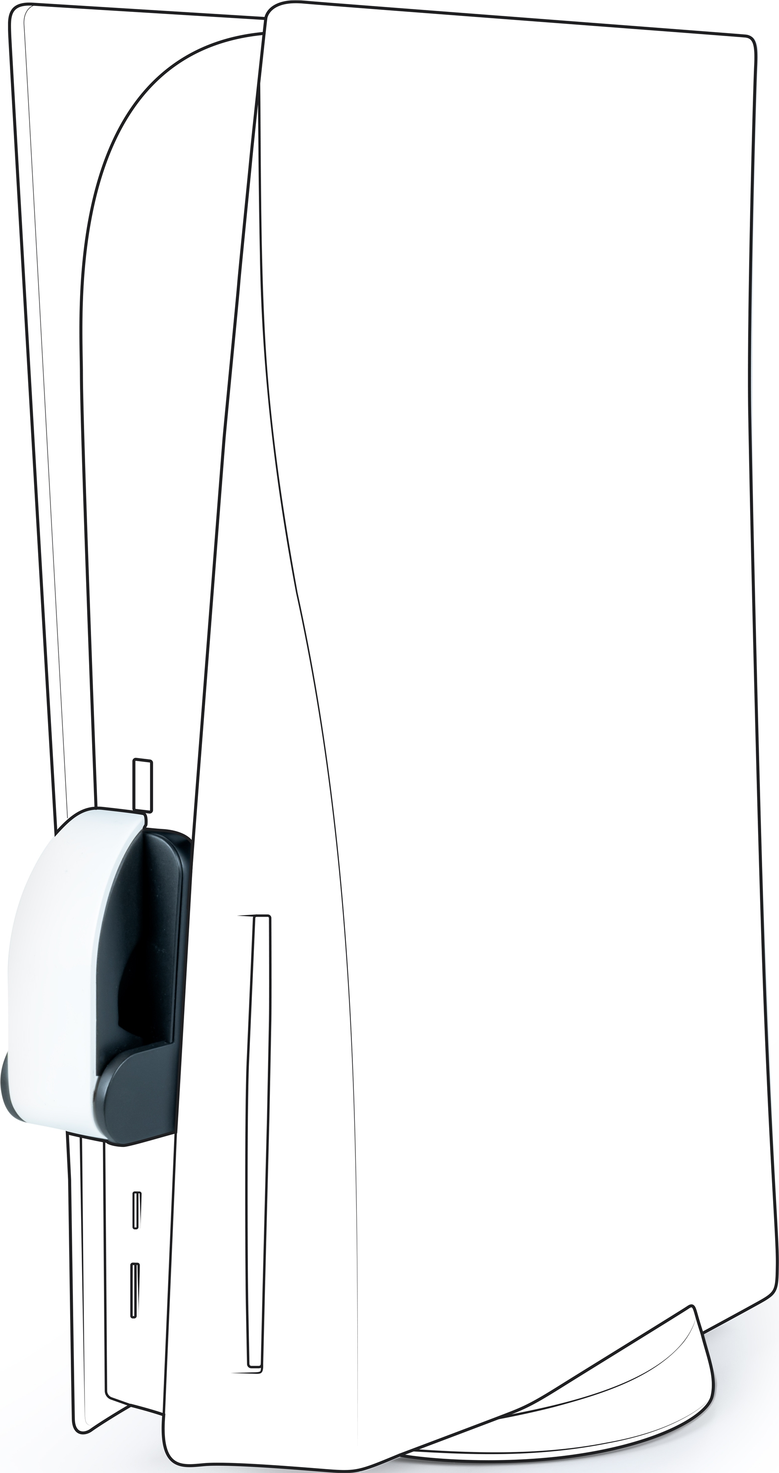 BIG BEN PS5 Controller Charging Dock - Stazione di ricarica (Bianco/Nero)