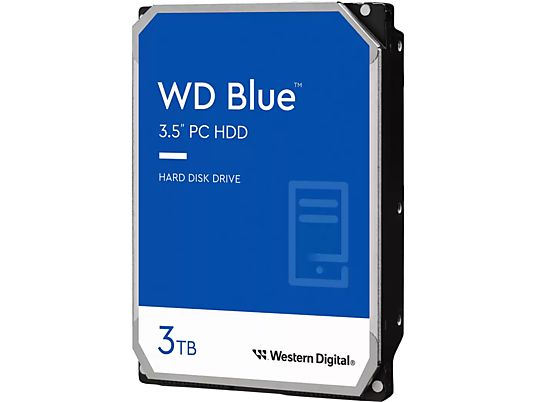 WESTERN DIGITAL WD30EZAX - Disque dur (HDD, 3 To, Bleu)