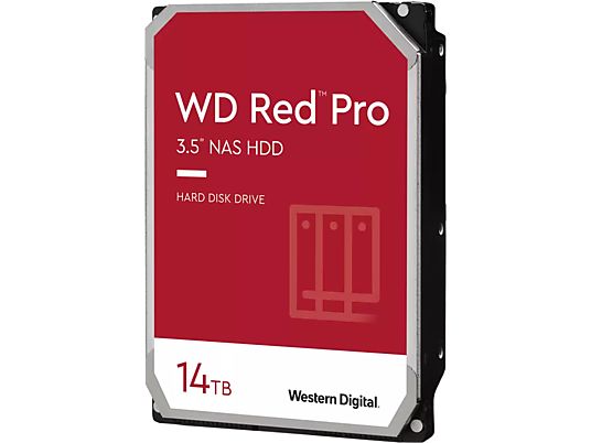 WESTERN DIGITAL WD142KFGX - Festplatte (HDD, 14 TB, Rot)