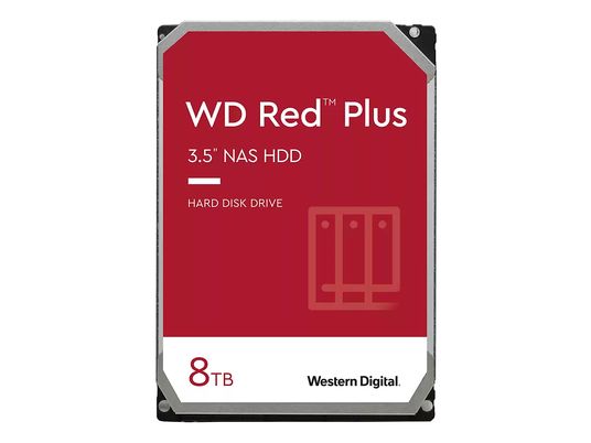WESTERN DIGITAL WD80EFPX - Disque dur (HDD, 8 To, Rouge)