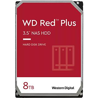 WESTERN DIGITAL WD80EFPX - Disque dur (HDD, 8 To, Rouge)