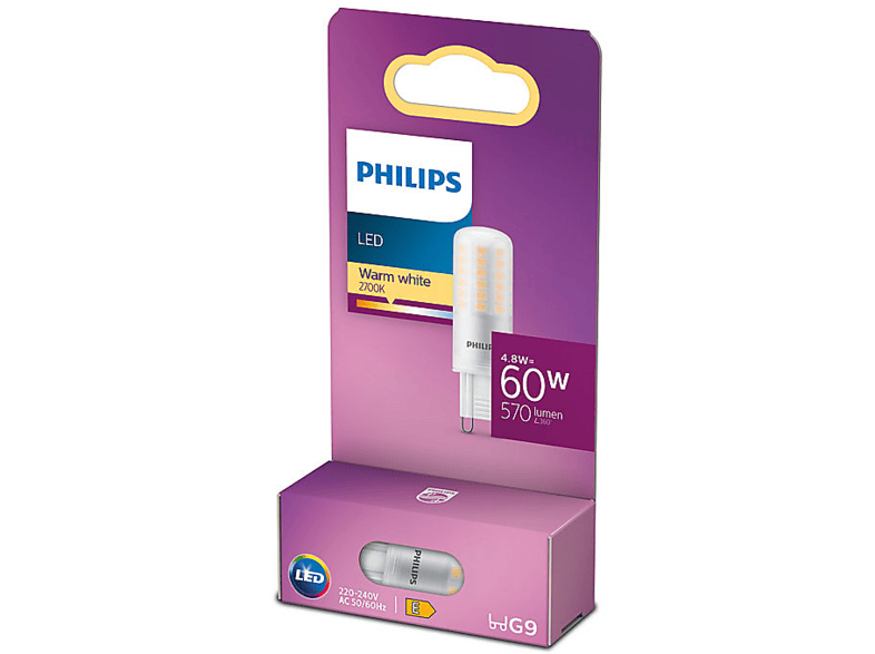 Philips Kapsel LED 60W G9 WW ND SRT6; Leuchtmittel — Foto 2 von 2