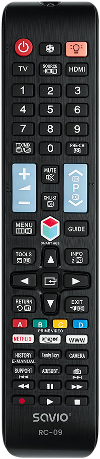 SAVIO RC-09 univerzális SMART TV távirányító - SAMSUNG (SAVIO_PILOTRC09_SMG)