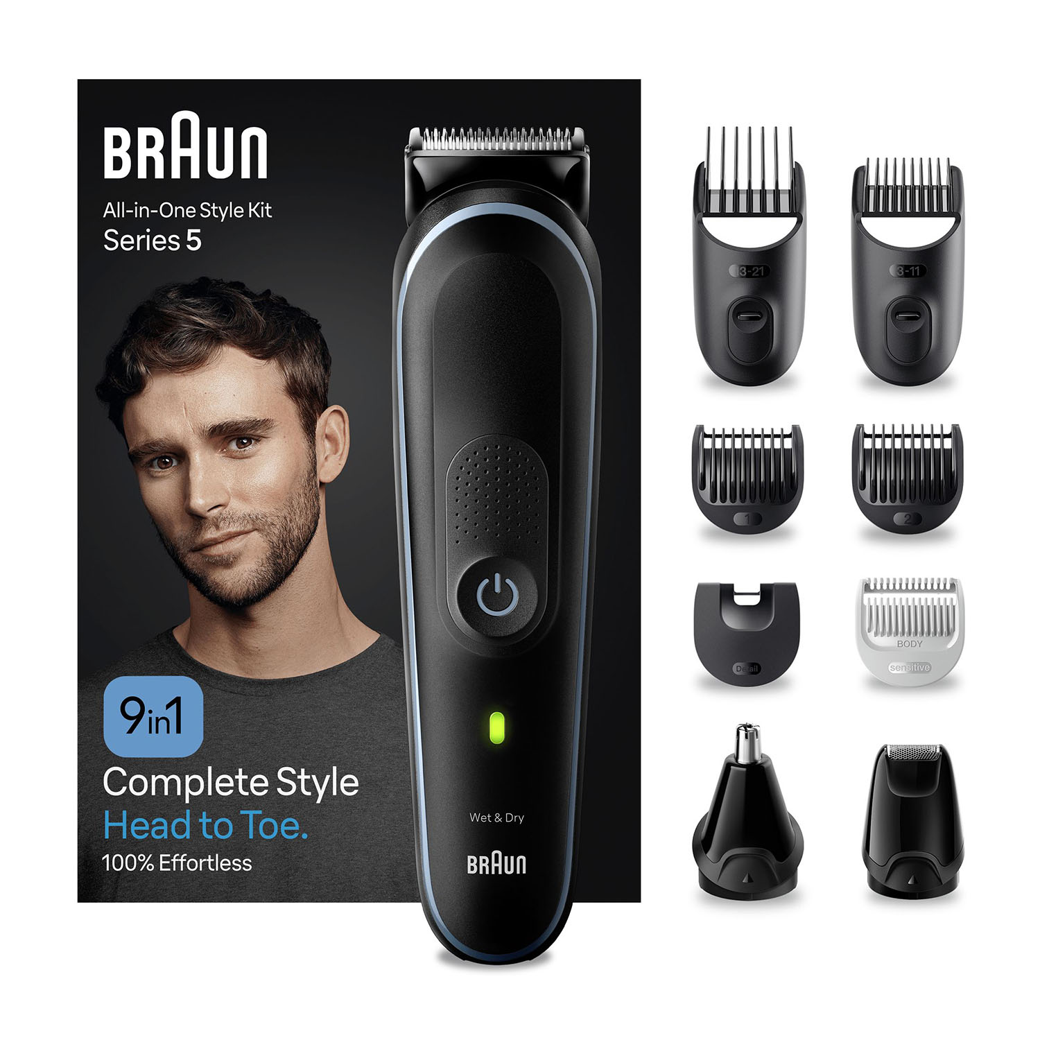 Regola barba e capelli Braun Series 5 Mgk5411