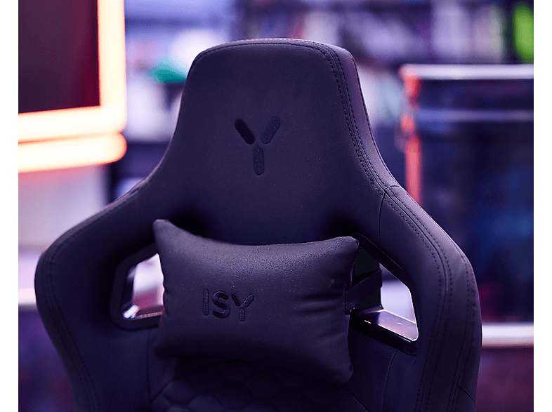 ISY IGC-1000 Gaming Sessel, Schwarz — Foto 3 von 5