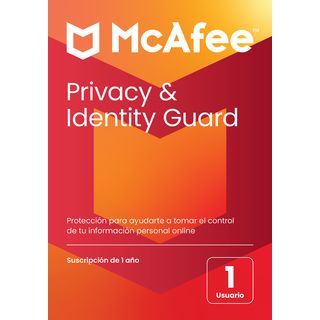 Antivirus - McAfee® Privacy & Identity Guard ES MSH, 1 dispositivo. Suscripción 1 año. (Formato Físico)