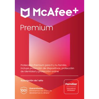 Antivirus - McAfee® Premium Family ES MSH, dispositivos ilimitados. Suscripción 1 año. (Formato Físico)