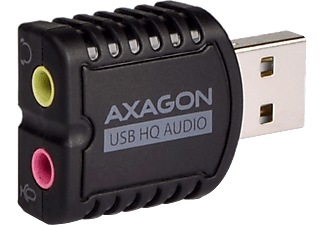 AXAGON USB 2.0 HQ Audio külső hangkártya, 2x 3,5mm sztereó jack, mikrofon bemenet, audio kimenet (ADA-17)