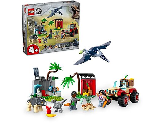 Klocki LEGO Jurassic World Centrum ratunkowe dla małych dinozaurów (76963)