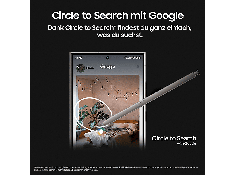 SAMSUNG Galaxy S24 Ultra 5G 256 GB Titanium Black Dual SIM