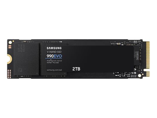 SAMSUNG 990 EVO NVMe M.2 SSD - Festplatte (SSD, 2 TB, Schwarz)