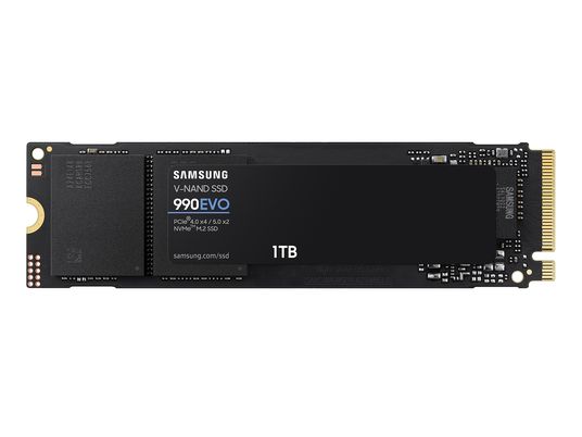 SAMSUNG 990 EVO NVMe M.2 SSD - Festplatte (SSD, 1 TB, Schwarz)
