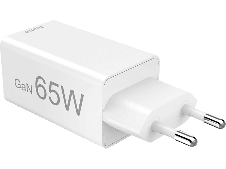 HAMA USB-C / GaN Mini-Ladegerät Universal, Weiß