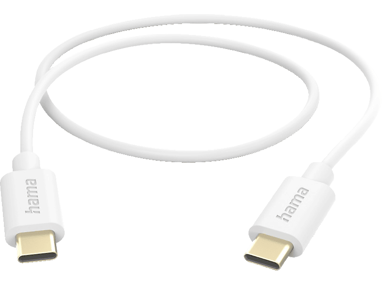 HAMA UBS-C, Ladekabel, 1 m, Weiß