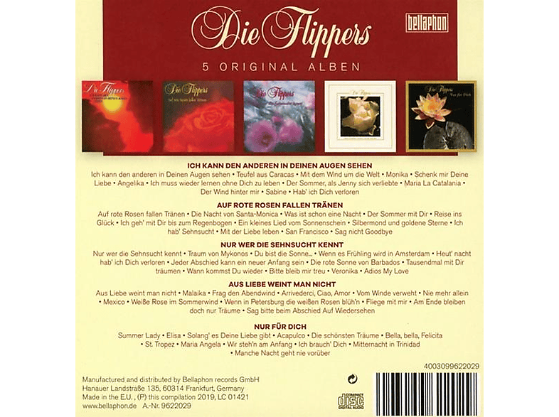 Thumbnail - Die Flippers - 5 Original Alben (CD)
