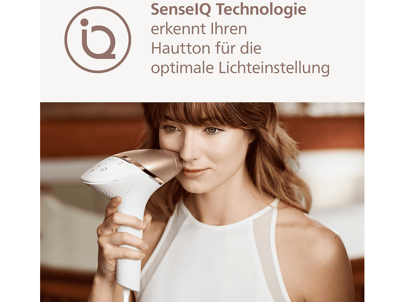 Philips BRI945/00 Lumea Prestige IPL-Haarentfernungsgerät (Weiß, mit 2 Aufätze, Netzbetrieb) — Foto 4 von 5