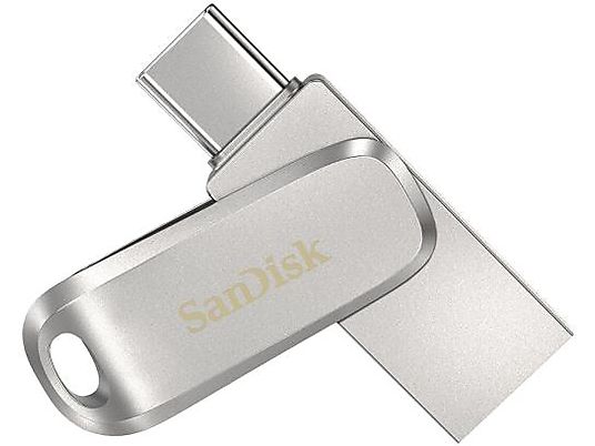 SANDISK ULTRA DUAL LUXE 1TB USB-C/3.1 - Flash- Laufwerk  (1 TB, Silber)