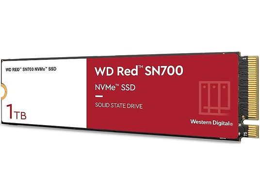 WESTERN DIGITAL WDS100T1R0C - Disque dur interne (SSD, 1000 GB, Rouge)
