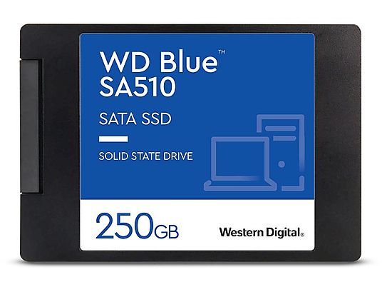 WESTERN DIGITAL SA510 - Disco rigido interno (SSD, 250 GB, Blu)