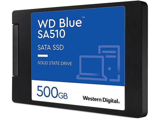 WESTERN DIGITAL SA510 - Interne Festplatte (SSD, 500 GB, Blau)