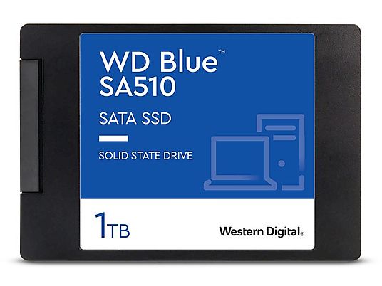 WESTERN DIGITAL WDS100T3B0A - Disco rigido interno (SSD, 1000 GB, Blu)