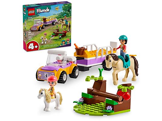 Klocki LEGO Friends Przyczepka dla konia i kucyka (42634)