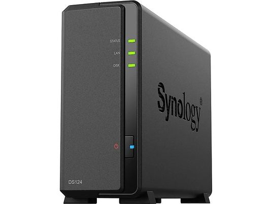 SYNOLOGY DS124 - Senza disco fisso (SSD, 1 GB, bianco)
