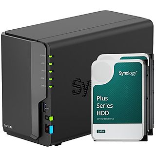 SYNOLOGY DiskStation DS224+ - Con hard disk (HDD, 24 TB, bianco)