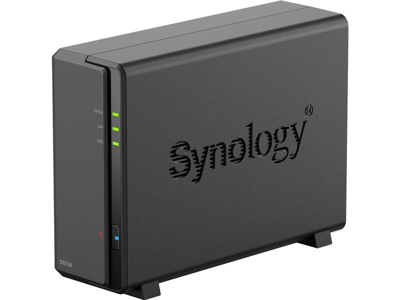 SYNOLOGY DiskStation DS124 - Avec disque dur (HDD, 4 TB, Noir)