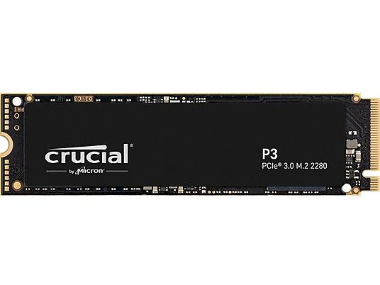 CRUCIAL P3 - Interne Festplatte (SSD, 500 GB, Mehrfarbig)