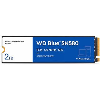 WESTERN DIGITAL WDS200T3B0E - Interne Festplatte (SSD, 2000 GB, Blau)