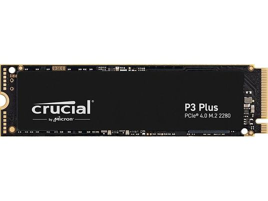 CRUCIAL P3 Plus - SSD (SSD, 4000 GB, Noir)